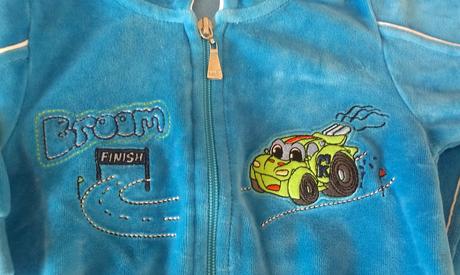 Velúrova súprava nenosená veľ.74, 74