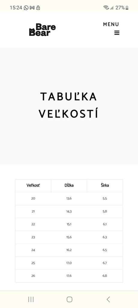 Tenisky bare bear, 22