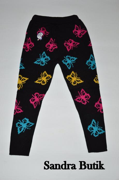 Detské úpletové legínky - kamašky, 80 - 140