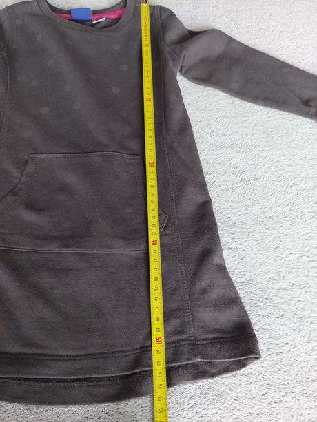 Šaty dlhý rukáv, lupilu,104