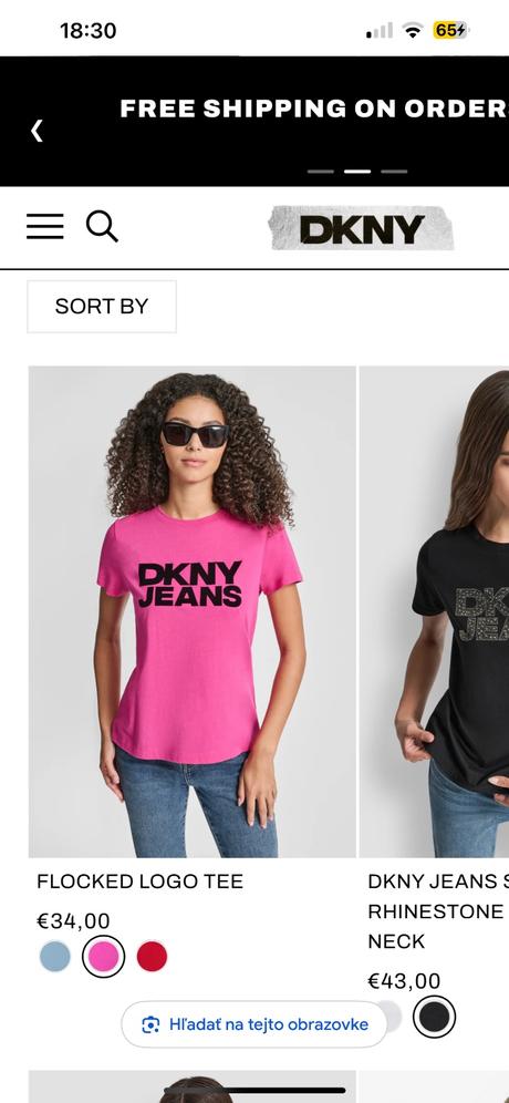 Dkny jeans tricko s, dkny,s