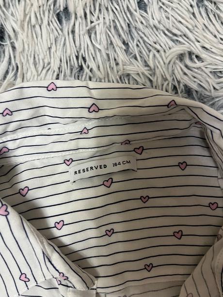 Tenká  dievčenská košela, reserved,164