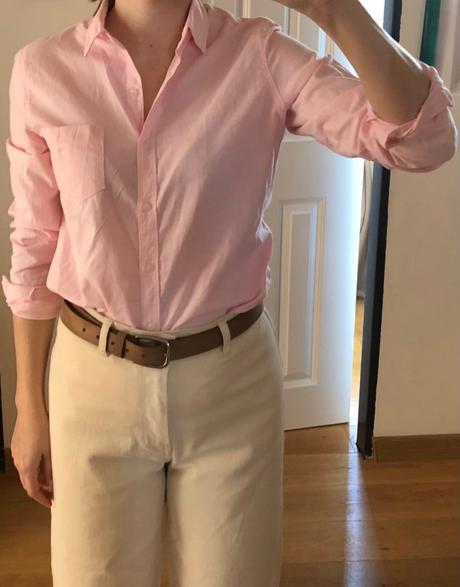 Bledoružová blúzka b.young xs/34, 34