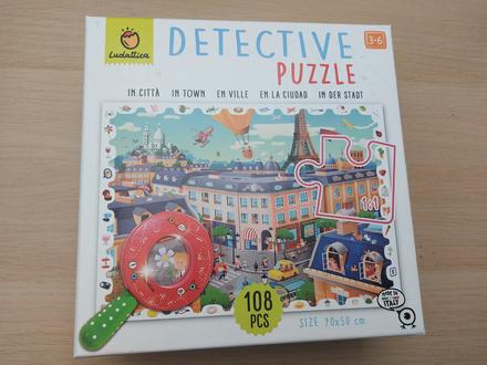 Puzzle ludattica s lupou, 