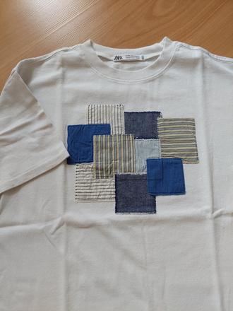 Tričko s riflovým obrázkom, zara,152