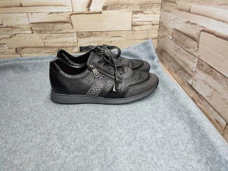 Rieker 38 - dámske šedé topánky, rieker,38