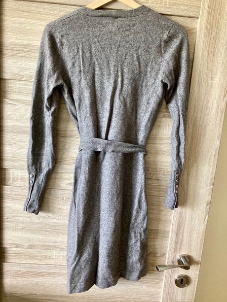 Luxusné kašmírovo - hodvábne šaty, 34 - xs