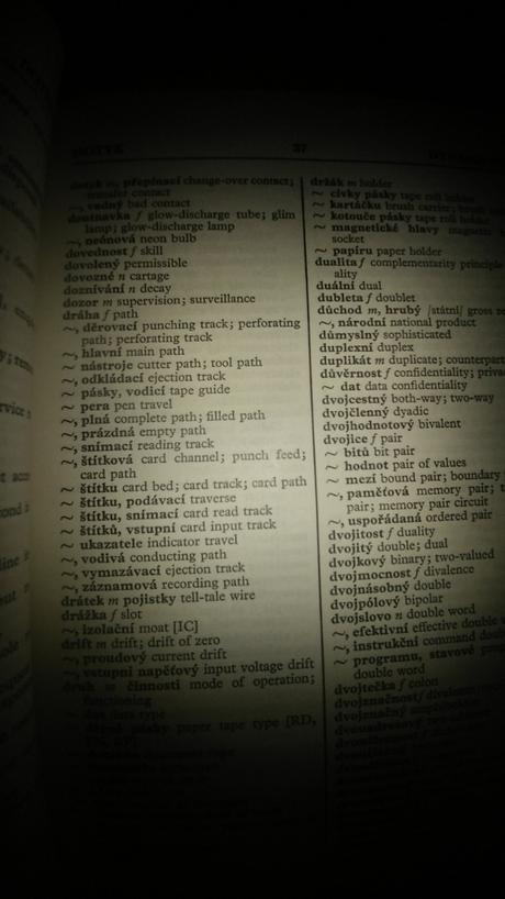 Technical dictionary, 