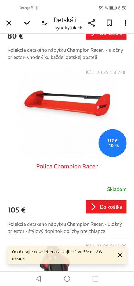 Nábytok do detskej izby, 