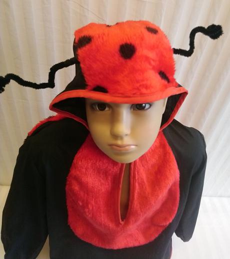 Kostým lienka s krídlami, konfetti, 2-4 r, 92-104, 