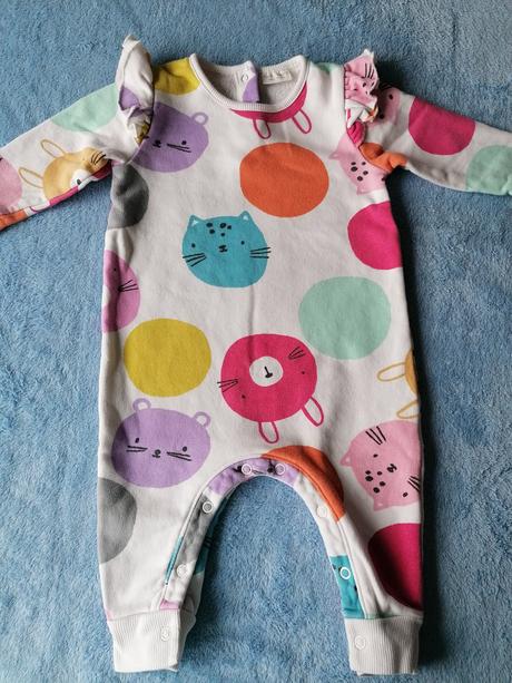 Farebný teplakovy overal, next,74
