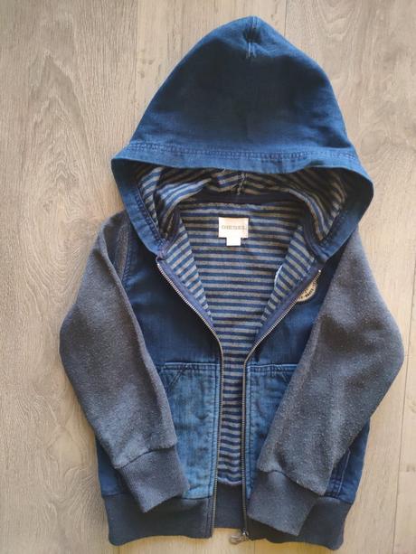 Štýlová mikina zn. diesel, 7 r., diesel,122