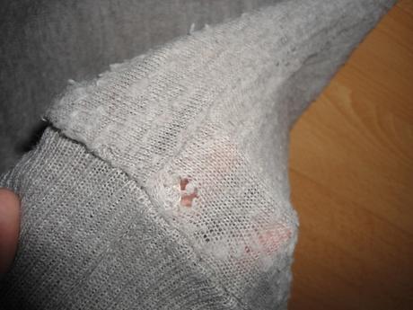 Bledy tenky sveter, l