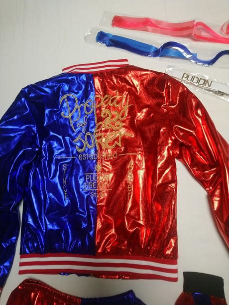 6 dielny kostým harley quinn joker, 10-12r,140-152, 