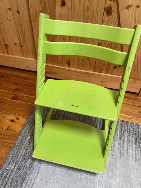 Stokke tripp trapp stolicky (hneda/zelena), 