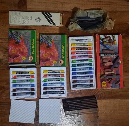 Výtvarná umenie koh-i-noor suchý pastel rudka,