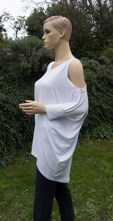 Elastické dlhé tričko/ tunika 40 - 46,