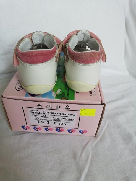 Kožené sandálky wanda, wanda,21