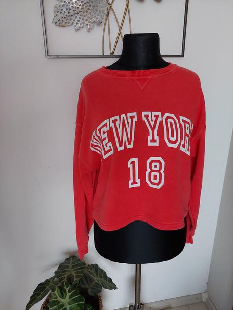 Širšia crop mikina uni, zara