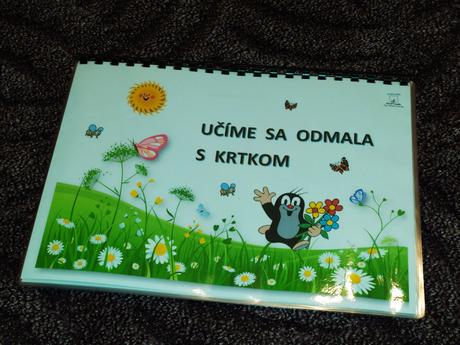 Edukačný zošit učíme sa odmala s krtkom,