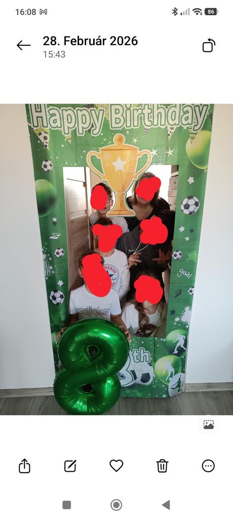 Fotostena/fototapeta 8 narodeniny pre futbalistu,