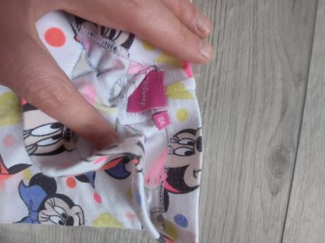 2x leginy mickey mouse 1x rifle, h&m,98