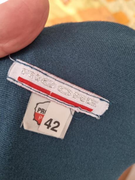 Fľaškovozelené úpletové šaty 40, 40