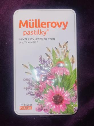 Plechovka múllerovy pastilky,