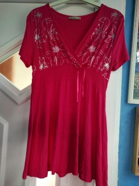 Ružová tunika s/m, s