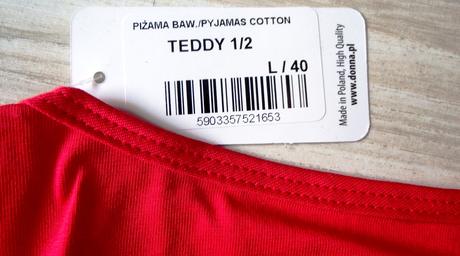 Krátke pyžamo zn. donna teddy, 38 - xl