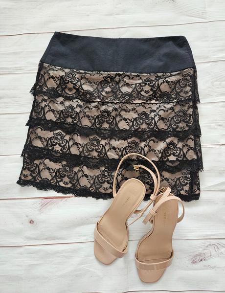 Krásna čipková sukňa mango, mango,38