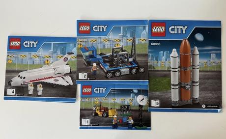 Lego city 60080 kozmodróm raketa nasa, 
