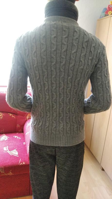 Pletená bunda, l
