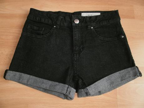 1x oblečené džínsové krátke nohavice, esmara,xs