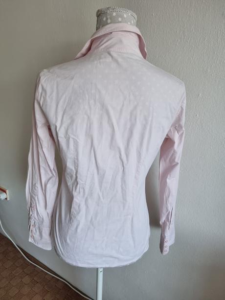 Bledoružová blúzka zara 38, zara,38