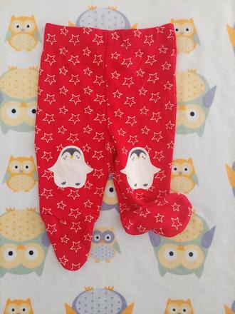 Vianočné polodupačky s tučniakmi veľ.50/56, 56