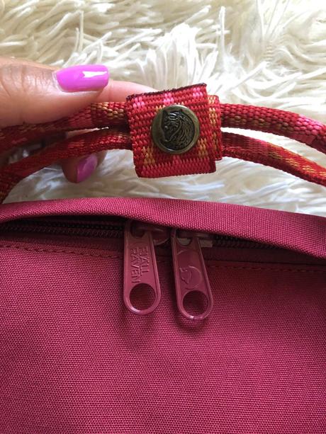 Batoh fjällräven kanken vínovo-červený vzorovaný, fjällräven