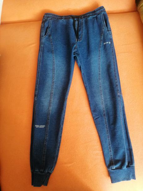 Chlapčenské tepláky, wolf,152