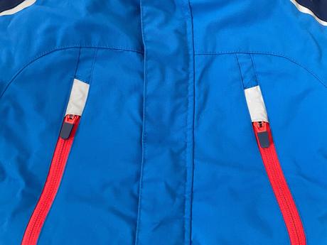 H&m bunda lyžiarska s kapucňou reflex.prvky 92, h&m,92