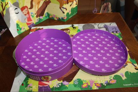 Puzzle janod koniky 100 v kufriku, 