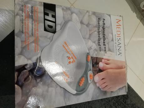 Bublinková vanička na nohy, 