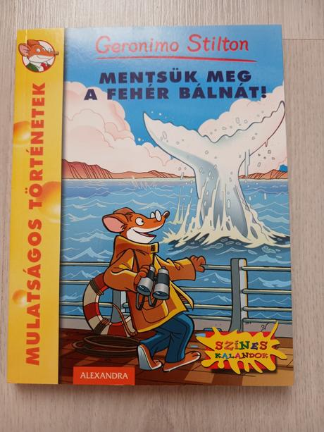 Geronimo stilton mentsük meg a fehér bálnát, 