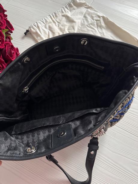 Karl lagerfeld - tvídová kabelka, karl lagerfeld