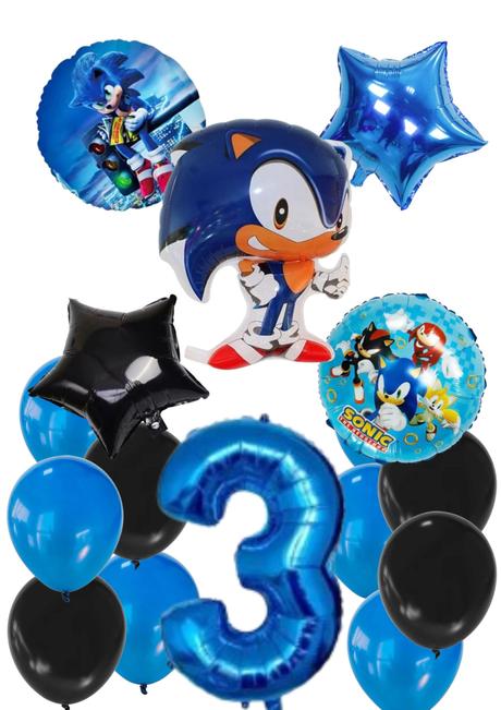 Balóny ježko sonic/knuckles/shadow- až 15/16/17/18, 
