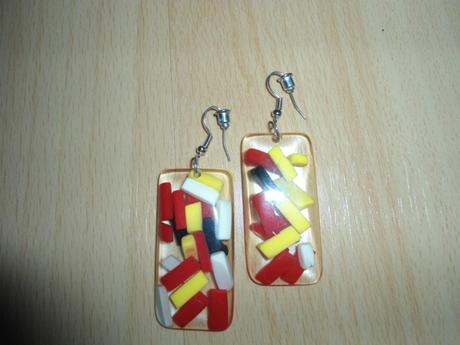 Zlto-cervene nausnice, 