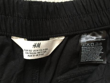 Chlapčenske nohavice 11-12 rokov, h&m,152