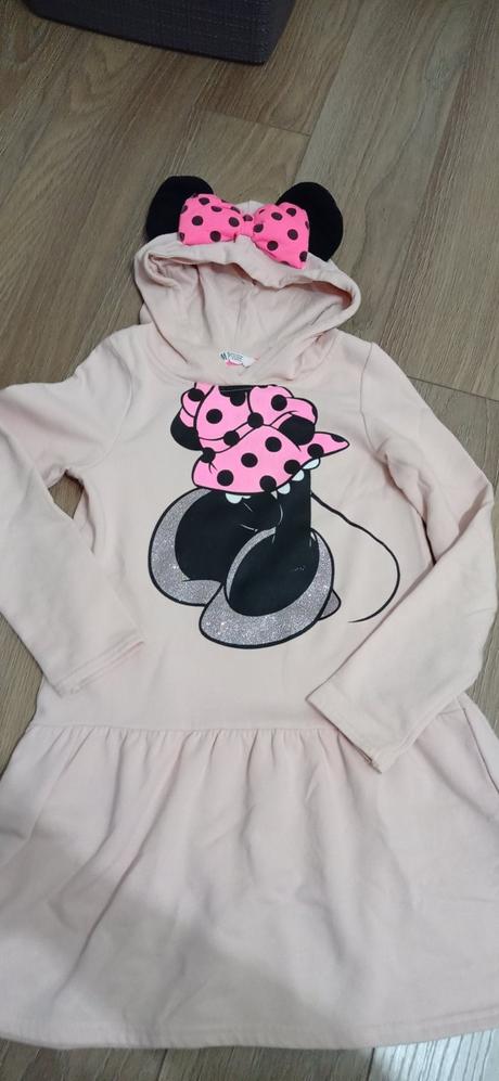 Krásne mikinovéšaty 134/140, h&m,134