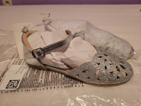 Sandalky strieborne 31 h&m, h&m,31