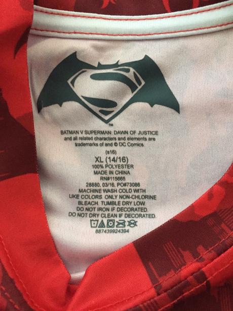 Tricko batman vs. superman (xl, 14/16 r., 164/170), 164