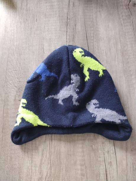 Zimna ciapka dinosaurus, h&m,92